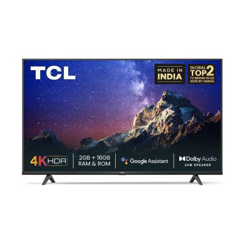 TCL 43 inch Ultra HD 4k Smart P615 TV No Cost EMI