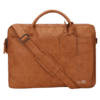 iCruze Elite Slim 15 inch Messenger Bag Tan