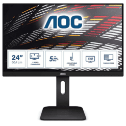 AOC 24P1 20 inch LED Monitor On EMI With Card