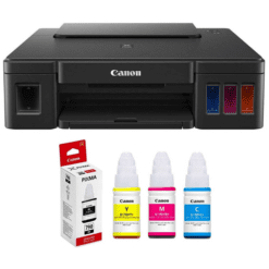 Canon G1010 Single Function Ink Tank Colour Printer with Ink Bottles HDFC Bank Debit Card EMI