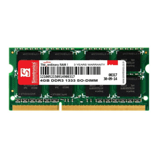 Simmtronics DDR3 Laptop RAM 4GB 1333Mhz