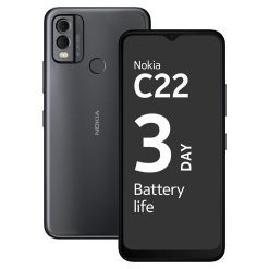 Nokia C22 4GB 64GB Storage Charcoal ZestMoney Cardless EMI