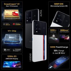 iQOO 9T 5G 8GB 128GB Legend IDFC Cardless EMI