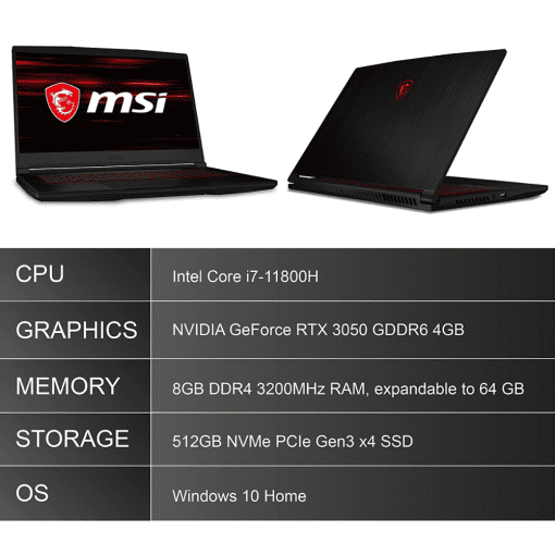 MSI Gaming GF63 Thin Intel Core i7-11800H Price in India