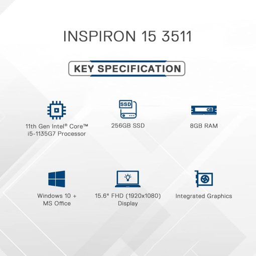 Dell Inspiron 3511 Intel Core i5-1135G7 Debit Card EMI
