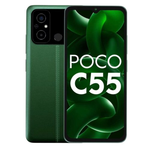 POCO C55 6GB 128GB Forest Green Bajaj EMI Card
