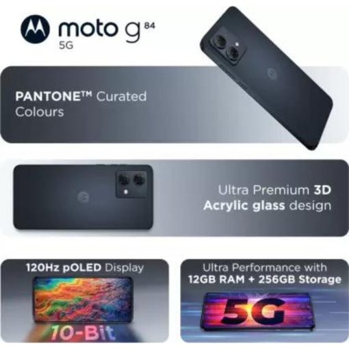 Motorola G84 5G 12GB 256GB Midnight Blue ICICI Credit Card Offers
