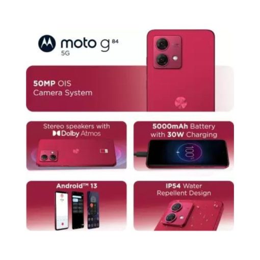 Motorola G84 5G 12GB 256GB Viva Magneta Price in India