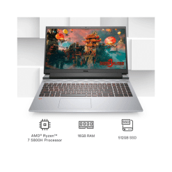 Dell G15-5515 AMD Ryzen-7 5800H ICICI Cardless EMI