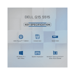 Dell G15-5515 AMD Ryzen 7 5800H Axis Debit Card EMI