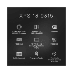 Dell XPS 13 9315 Intel® Core™ i5-1230U Kotak Flexipay