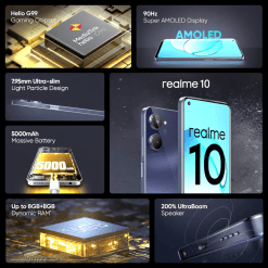 Realme 10 4GB Memory 64GB Storage Axis Debit Card EMI