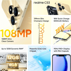 Realme C53 6GB Memory 128GB Storage – BoB Cardless EMI