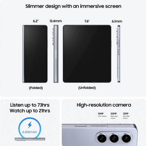 Samsung Galaxy Z Fold 5 5G 12GB 256GB Bajaj No Cost EMI