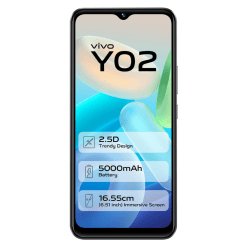 Vivo Y02 3GB 32GB Cosmic Grey EMI without Credit Card