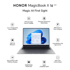 Honor MagicBook X16 Intel Core i5-12450H – HDFC Cardless EMI