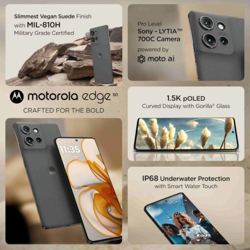 Motorola Edge 50 5G 8GB 256GB at No Cost EMI